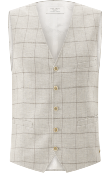 CONCEPT GREEN SAY YES Gilet CG Wilson-G en lin et laine