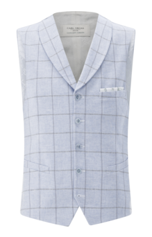 CONCEPT GREEN SAY YES Linnen-wol mix Vest CG Wicklow-G