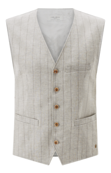 CONCEPT GREEN SAY YES Gilet CG Wilson-G en lin et laine