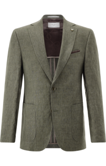 CONCEPT GREEN Veste CG Tebbo en lin