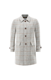 CONCEPT GREEN Manteau CG Rowan en Harris Tweed