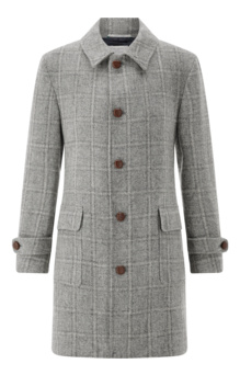 CONCEPT GREEN en Harris Tweed Manteau CG Rowan en laine vierge